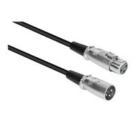 Boya Cavo Audio XLR 8mt Maschio-Femmina Nero e Argento