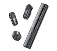 BOYA Magic Microfono Wireless per iPhone 15/16, Android Smartphone, Design Trasf