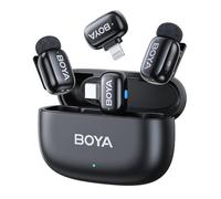 BOYA Micro sans fil Mini 12-2.4 GHz Noir - 2TX + 2RX