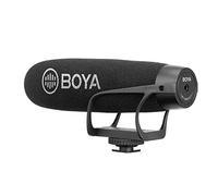 Boya, microfono super cardioide per fotocamera, con connettori TRS e TRRS da 3,5 mm per videocamere DSLR Nikon Canon iOS iPhone X 8 7 6 5 Android Samsung Smartphone PC Vlog YouTube Video Livestream