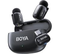 BOYA Mini 2 Microfono Wireless iPhone e Android, Microfono Lavalier Wireless per
