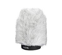 BOYA Parabrezza professionale peloso per microfoni Shotgun: profondità interna 120 mm e diametro interno: 19-23 mm (BY-P120)