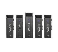 Boya Wireless microphone 1 RX-4TX TRRS-TRS | ✅Prezzo competitivo