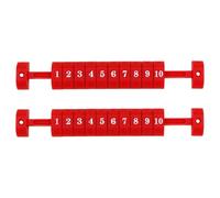 BOYANDM 2Pcs Calcio Balilla Contatore Punteggi Keeper 10 Numeri Punteggio Contatore Indicatori Calcio Segnapunti Contatori Punteggio Punteggio