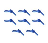 BOYANDM 8Pcs Lungo Tennis Ammortizzatori Racchetta Vibrazioni Ammortizzatori Antiurto Accessori Per Giocatore Morbido Silicone Racchetta Dampener Per Racquetball