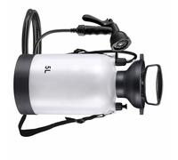 BOYANDM Compact 5L Camp Shower Set Manuale Pressurizzato Spruzzatore d'acqua con Tubo per Backpacking Viaggio Doccia Spruzzatore