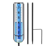 BOYANDM Pluviometro da 17,8 cm, a prova di gelo, ispessito, trasparente, per esterni, grandi numeri trasparenti, strumento di misurazione con scala trasparente