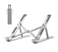 BoYata Supporto per Laptop, Supporto Portatile per scrivania a 6 Livelli di Altezza Regolabile, Alzata Pieghevole in Alluminio, per MacBook Air/PRO, la Maggior Parte dei Laptop da 10-15,6"