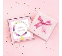 BOYATONG Regalo per l'inizio della scuola, bracciale per la scuola, regalo per l'inizio della scuola, regalo per l'inizio della scuola, regalo per la scuola, portafortuna con biglietto di auguri