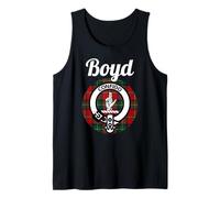 Boyd Clan - Cappotto Scozzese con Nome Scozzese Canotta