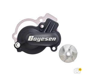 Boyesen Kit coperchio pompa acqua SuperCooler + girante - nero, nero