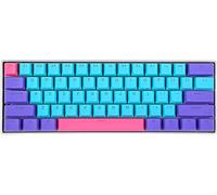 BOYI - Mini tastiera meccanica a 61 tasti, USB-C, formato 60%, tastiera compatta con tasti in PBT e switch Cherry MX, con NKRO e RGB programmabili, per PC/Mac, switch Cherry MX blu, colore Joker
