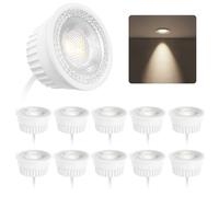 BOYIR Modulo LED 230 V, 5 W, ultra piatto, bianco neutro, 4000 K, modulo LED ø50 mm, 500 lm, per faretti da incasso e faretti da soffitto, sostituisce lampadine GU10 MR16, 38 gradi, confezione da 10