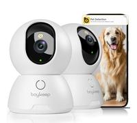 BoyKeep Telecamera di sicurezza interna 2K, telecamere per la sicurezza domestica 5G/2.4GHz, Motion Tracking, visione notturna a colori, audio a 2 vie, archiviazione cloud di 12 secondi