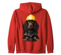 Boykin Spaniel - Cappello rigido giallo per operai edili Felpa con Cappuccio