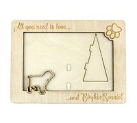 Boykin Spaniel cornice per foto in compensato Art-Dog