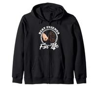 Boykin Spaniel Design «I migliori amici» Funny Boykin Spaniel Felpa con Cappuccio