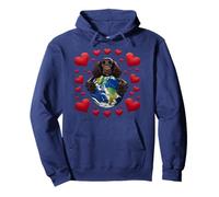 Boykin Spaniel Dog Earth Day Abbraccio Amore Proprietario Abbracciare Pianeta Felpa con Cappuccio