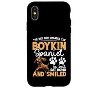 Boykin Spaniel Proprietario Amante dei cani Creato Boykin Spaniel Custodia per iPhone X/XS