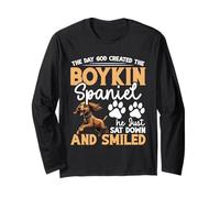 Boykin Spaniel Proprietario Amante dei cani Creato Boykin Spaniel Maglia a Manica