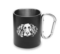 Boykin Spaniel - Tazza in metallo con moschettone, motivo razza canina
