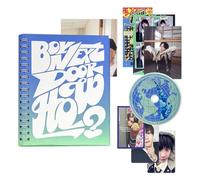 BOYNEXTDOOR - 2nd EP [HOW?] (Earth Ver.) Photo Book + CD-R + Photocard + Meme Card + 4-Cut Photo + Post Card + Scratch Card + Folded Poster + 3 Extra Photocards