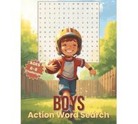 Boys Action Word Search 6-8 Challenge: Next Level Word Search Puzzles with Vehicles, Backyard Games, and Adventure | Forward, Down, and Diagonal ... or Upside Down) | Engaging Activity for Kids