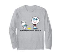 Boys Are Stupid Aren't House Broken Funny Maglia a Manica