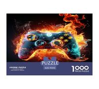 Boy's Gamepad Puzzles Giochi Educativo 1000 Elementi Game Controller Puzzle Di Cartone Decorazione Perfetta Sfide Divertenti Per Adulti 70x50cm/1000pcs