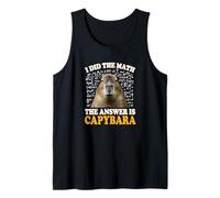 Boys Girls Kids I Did The Math Answer Capybara Meme Lover Canotta