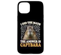 Boys Girls Kids I Did The Math Answer Capybara Meme Lover Custodia per iPhone 15 Plus
