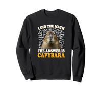 Boys Girls Kids I Did The Math Answer Capybara Meme Lover Felpa