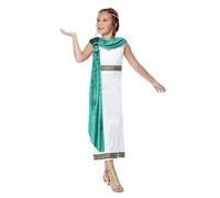 Boys Girls Toga Romana Costume Dea Greca Libro Giorno Settimana Completo Bambino