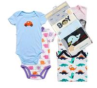 Boys Newborn & Infant Carter's Baby Boys' 5-Pack Short Sleeve Bodysuit Bodys BB@TZZ501B-1924