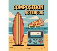 Boys Sports With Pizza Video Game Notebook: 120 Pages, with Cartoon Cover Design, perfect for Journaling, Creative Writing, Ideas, Writers, Teachers, ... perfect for Journaling, Creative Writing, Ide