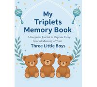Boys Triplet Memory Book