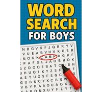 Boys word search: Word Searches with Easy-to-Read Print about Boys, Kids, Sports and More | 6x9 inches, 110 pages | 50+ Puzzles ... Gift for Vacations, Holidays and free time