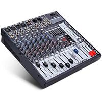 Boytone BT-80MX, Mixer audio Bluetooth a 8 canali, controller audio DJ, lettore MP3 USB, jack microfono XLR, equalizzatore a 7 bande, processore digitale multi FX a 16 bit, jack RCA IN-OUT,