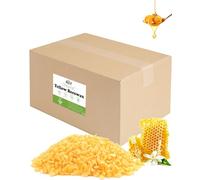 BOYUJK Cera D'api Gialla 4.5KG, Cera D'api per Candele, Pellet di Cera D'api per Prodotti Cosmetici di qualità Ecologica, Cera D'api Biologica per Il Corpo, Balsamo per Labbra E Sapone