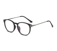 BOZEVON Occhiali Luce Blu - Occhiali Luce Blu Bloccanti per il Blocco Della Cefalea UV Anti Eyestrain Occhiali Retrò Unisex, Sabbia nera A, Luce anti-blu