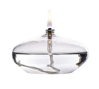 BOZHEN Lampada a olio di vetro trasparente Lampada per illuminazione di emergenza lampada a cherosene Decorazione di vetro creativo Lampada olio per interni Lampada di burro senza fumo della famiglia