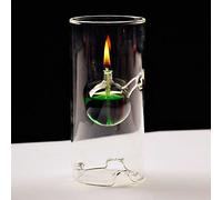 BOZHEN Lampada ad Olio di Vetro Trasparente Lampade ad Olio per Uso Interno Lampada di Cherosene Artigianale Moderna Luce Notturna di Illuminazione di Emergenza Squisite luci Decorative di fattura