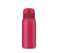 Boziee Mini thermos in acciaio inox, 200 ml/360 ml, con chiusura a bottiglia, mini thermos per sport, travel, scuola, attività all'aperto, senza BPA (Rosso Rosa 360ML)