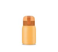Boziee Mini thermos in acciaio inox, 200 ml/360 ml, con chiusura a bottiglia, mini thermos per sport, travel, scuola, attività all'aperto, senza BPA (Arancione 200ML)