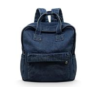 Boziee Zaino da donna in denim, zaino da città, zaini, zaini per bambini, per scuola, viaggi, lavoro, donna, ragazza, adolescente, unisex, Denim scuro grande, Kleine/L