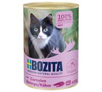 Bozita 12 x 400 g Alimento umido per gatti - Gamberetti Paté