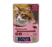 Bozita Bocconcini in gelatina Buste 12 x 85 g Umido per gatto - Manzo