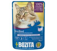 Bozita Bocconcini in Gelatina Sterilised 12 x 85 g umido per gatti - Tacchino