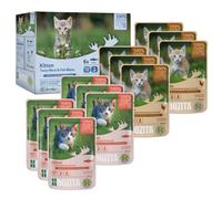 Bozita Bocconcini in Salsa Kitten Pacco misto 12 x 85 g - Menù di carne e pesce