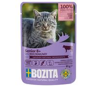 Multipack risparmio! 24 x 85 g Bozita Bocconcini in salsa Senior - Manzo